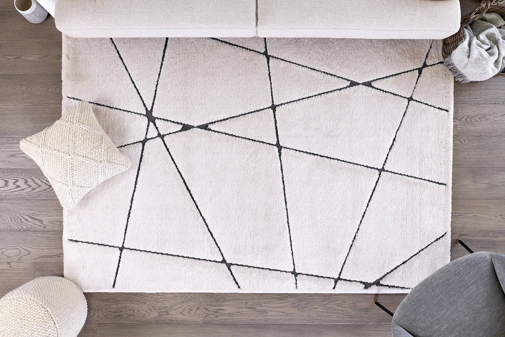 Angles Ivory & Charcoal
