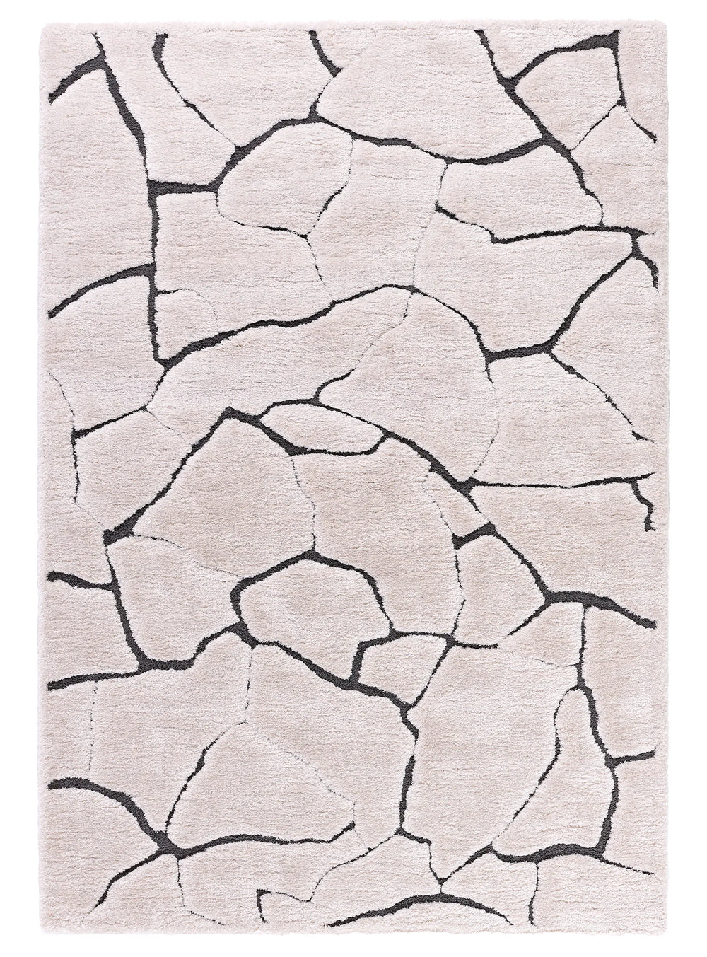 Crackle Ivory & Charcoal