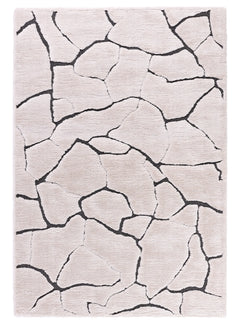 Craquelé Ivoire et Anthracite