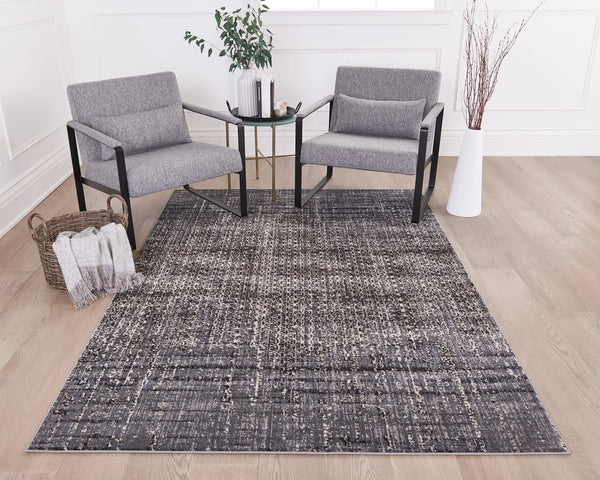Yucca Dark Grey & Beige