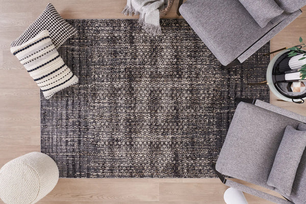 Yucca Dark Grey & Beige