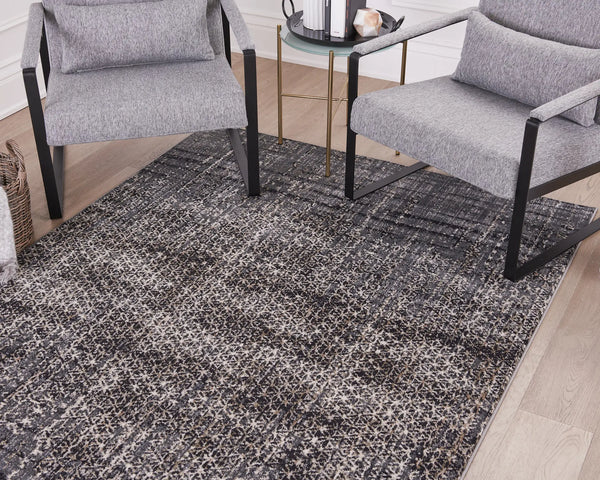 Yucca Dark Grey & Beige