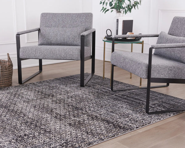 Yucca Dark Grey & Beige